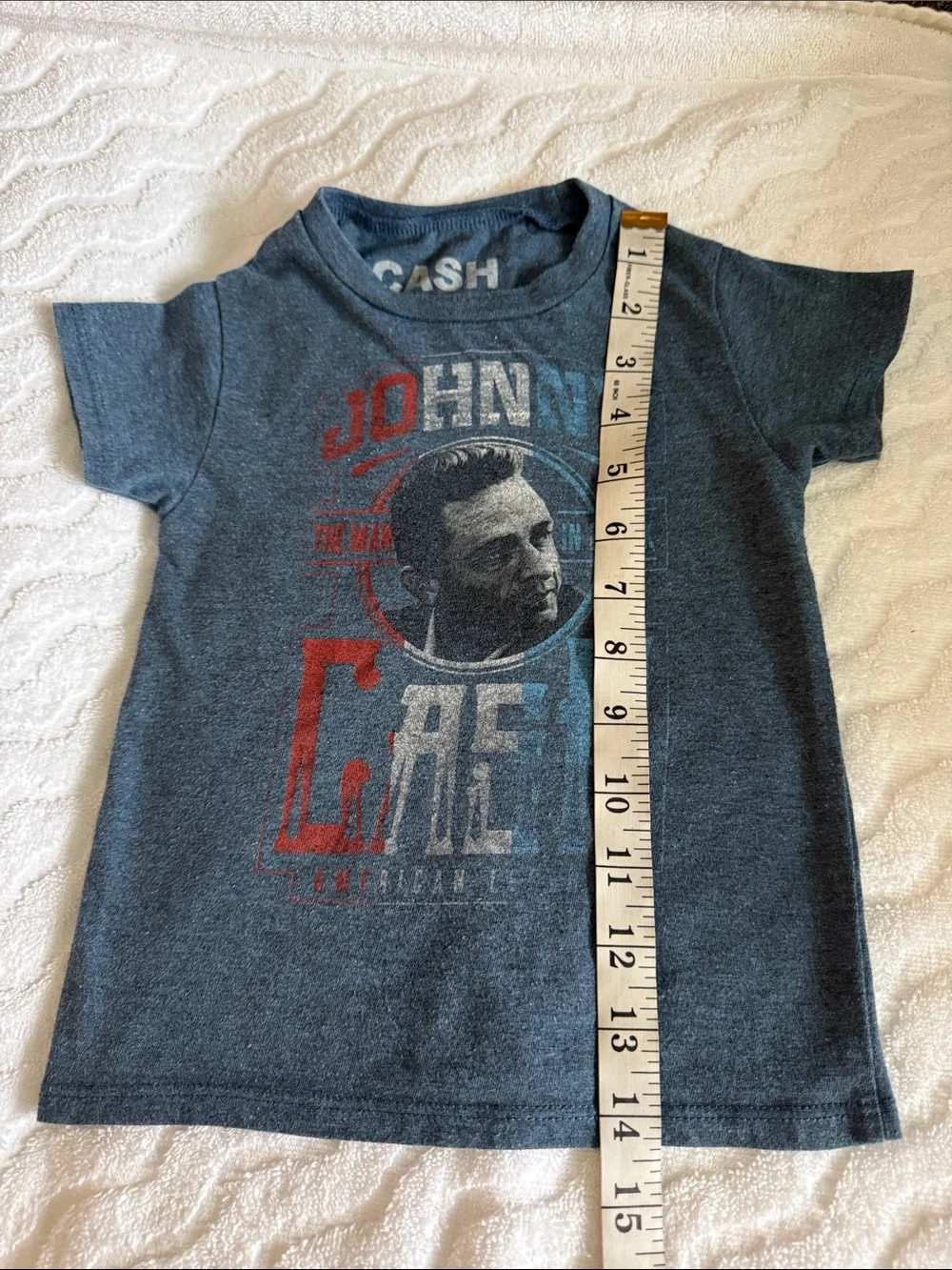 Kids Blue Johnny Cash Graphic Tee